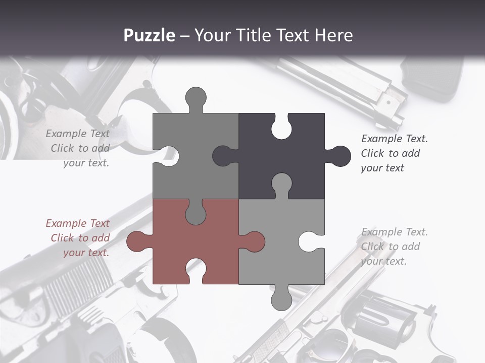 Protection Dangerous Bullet PowerPoint Template