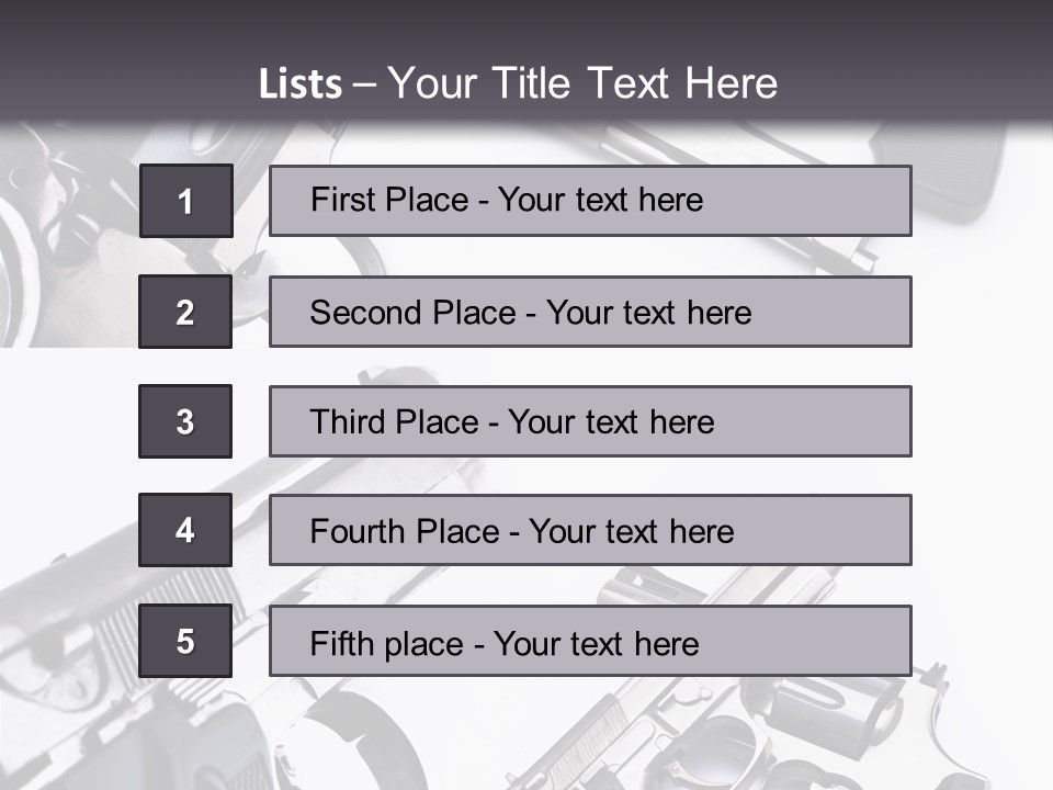 Protection Dangerous Bullet PowerPoint Template