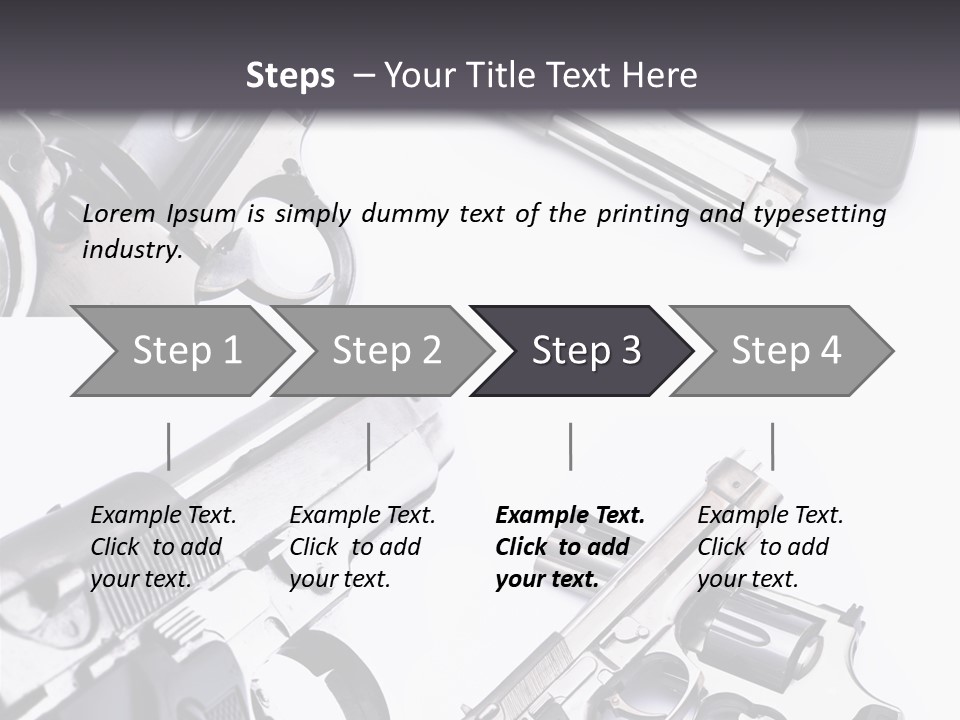 Protection Dangerous Bullet PowerPoint Template
