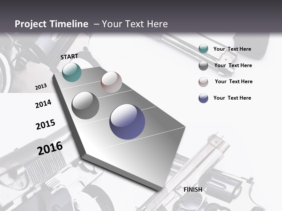 Protection Dangerous Bullet PowerPoint Template