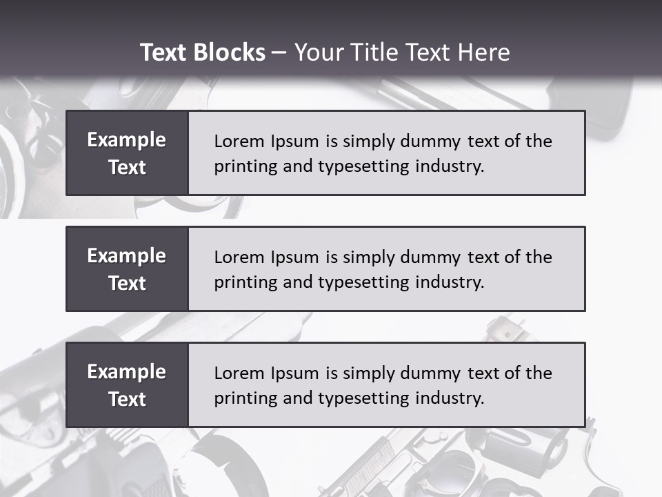 Protection Dangerous Bullet PowerPoint Template