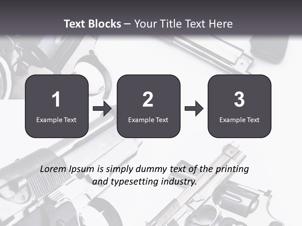 Protection Dangerous Bullet PowerPoint Template