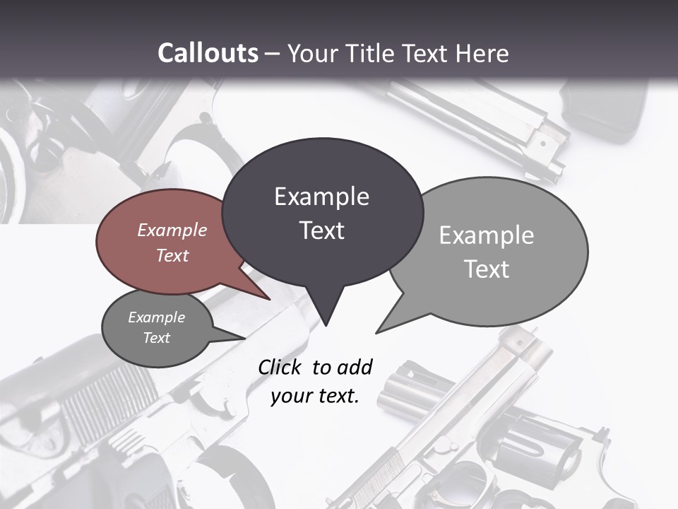 Protection Dangerous Bullet PowerPoint Template