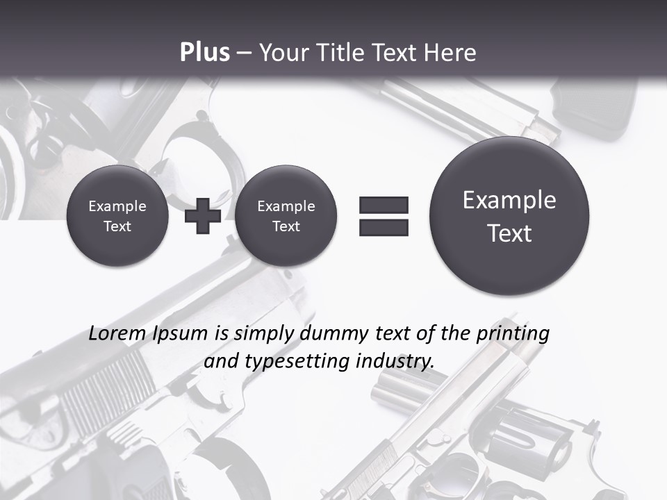 Protection Dangerous Bullet PowerPoint Template