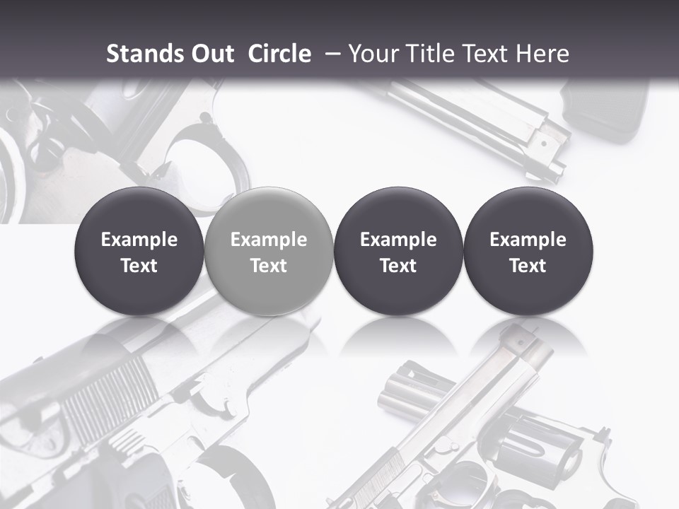 Protection Dangerous Bullet PowerPoint Template