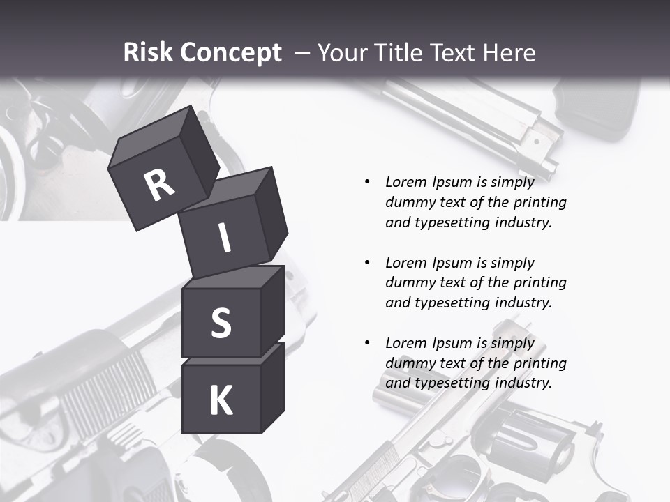 Protection Dangerous Bullet PowerPoint Template