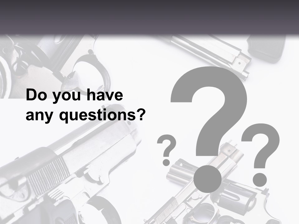 Protection Dangerous Bullet PowerPoint Template