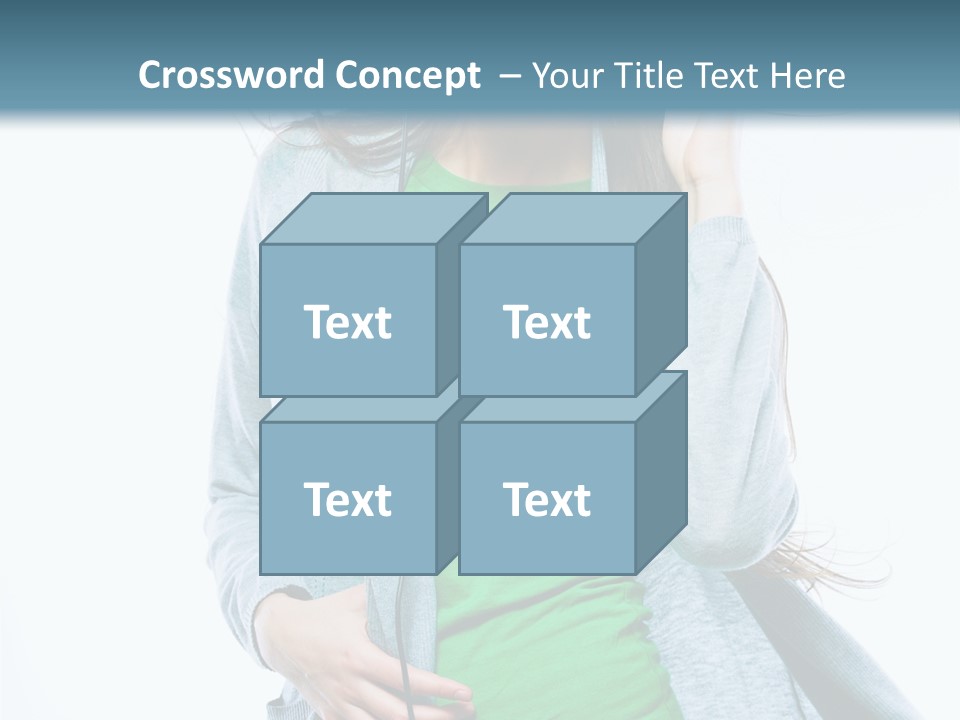 Caucasian Joyful People PowerPoint Template