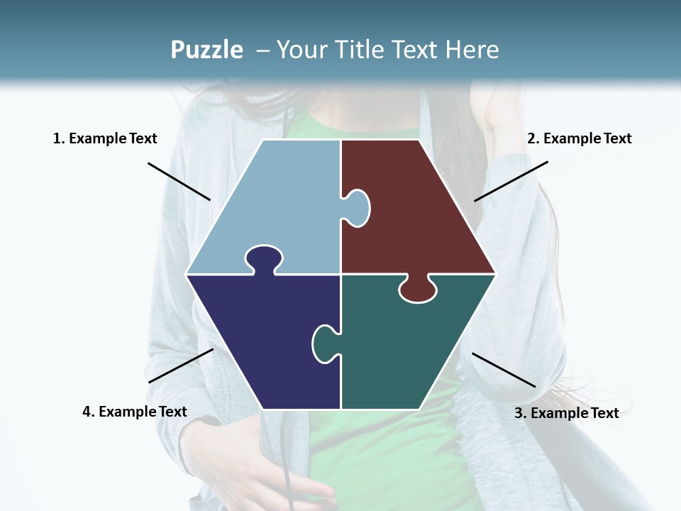 Caucasian Joyful People PowerPoint Template