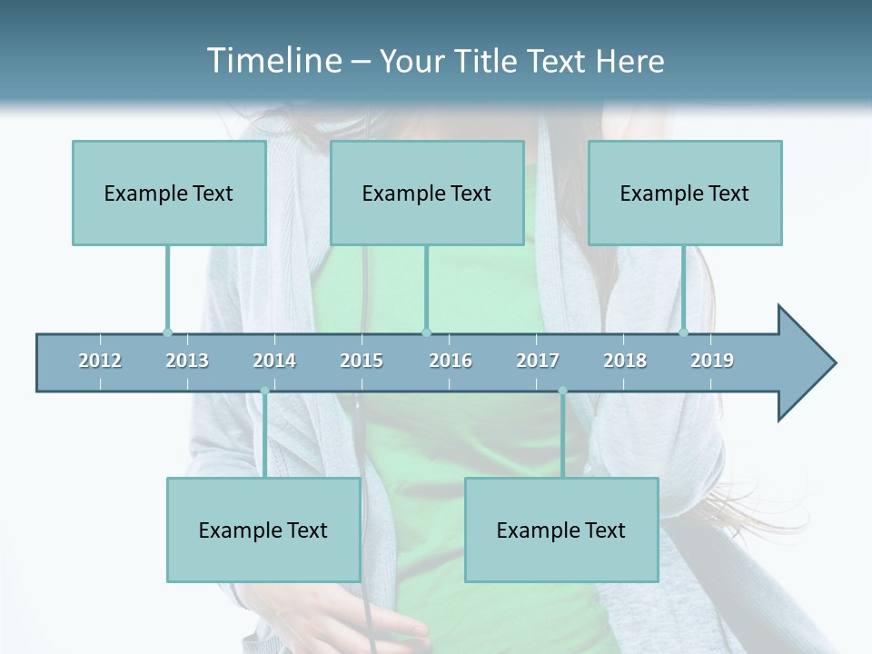 Caucasian Joyful People PowerPoint Template