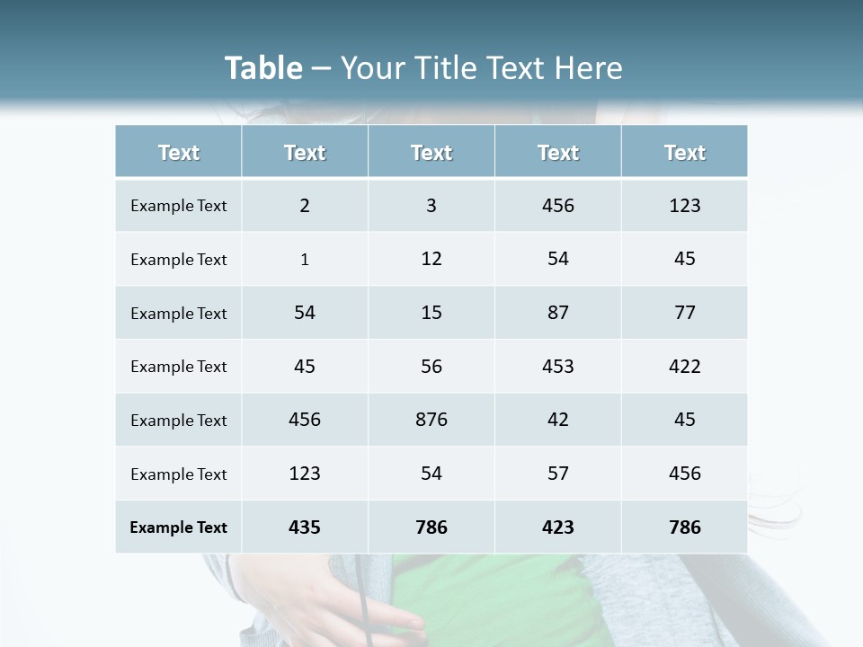 Caucasian Joyful People PowerPoint Template