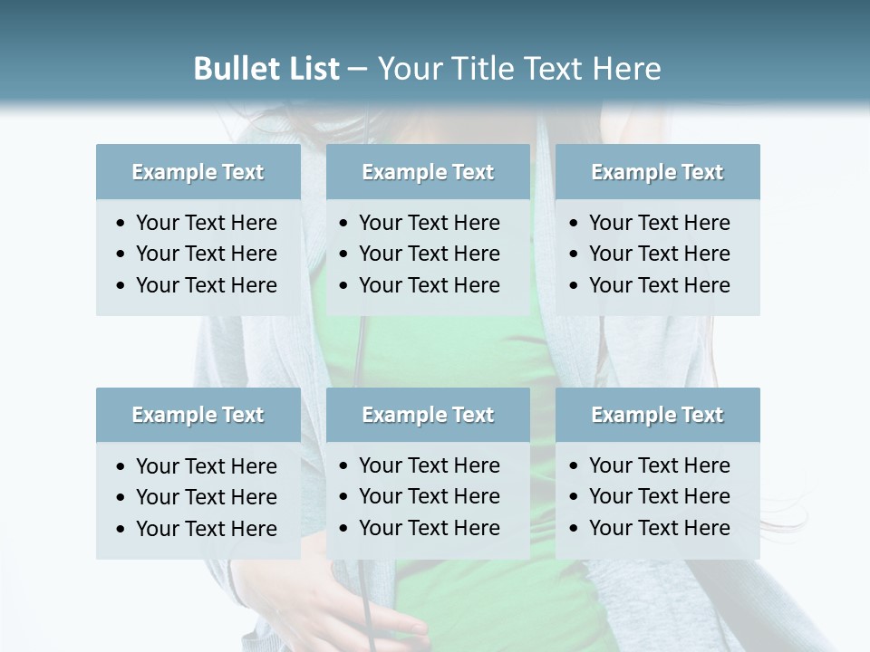 Caucasian Joyful People PowerPoint Template