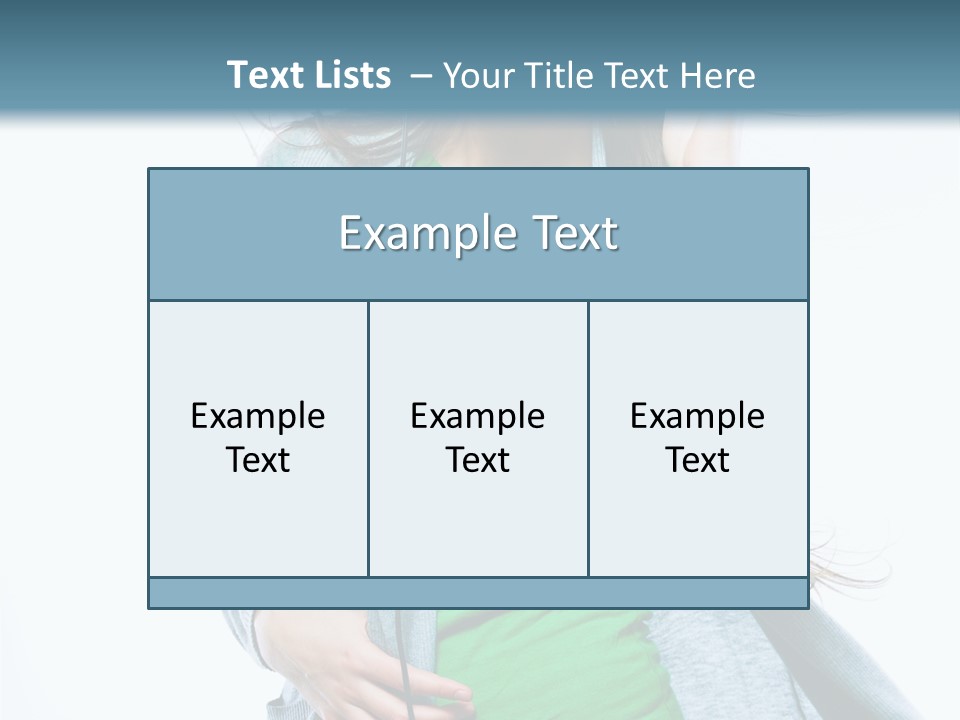 Caucasian Joyful People PowerPoint Template