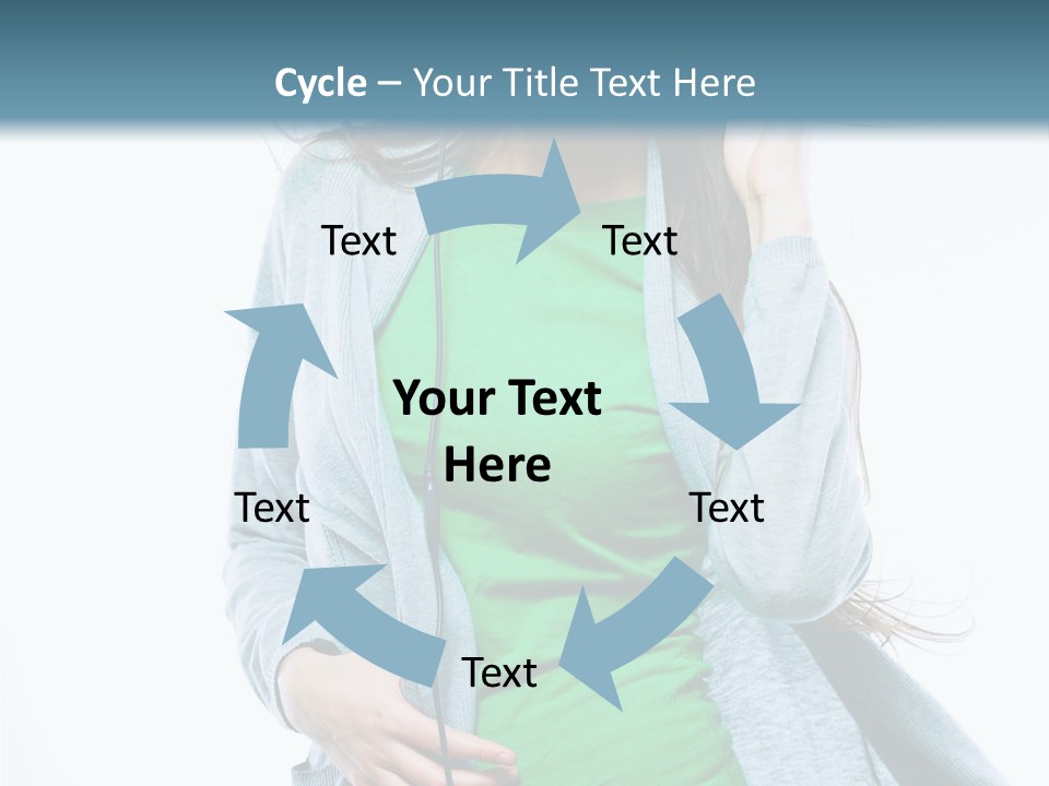 Caucasian Joyful People PowerPoint Template