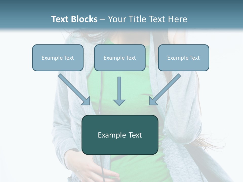 Caucasian Joyful People PowerPoint Template