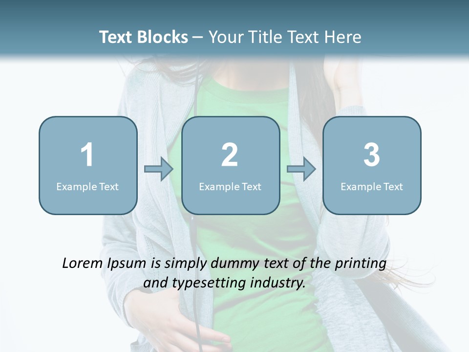 Caucasian Joyful People PowerPoint Template
