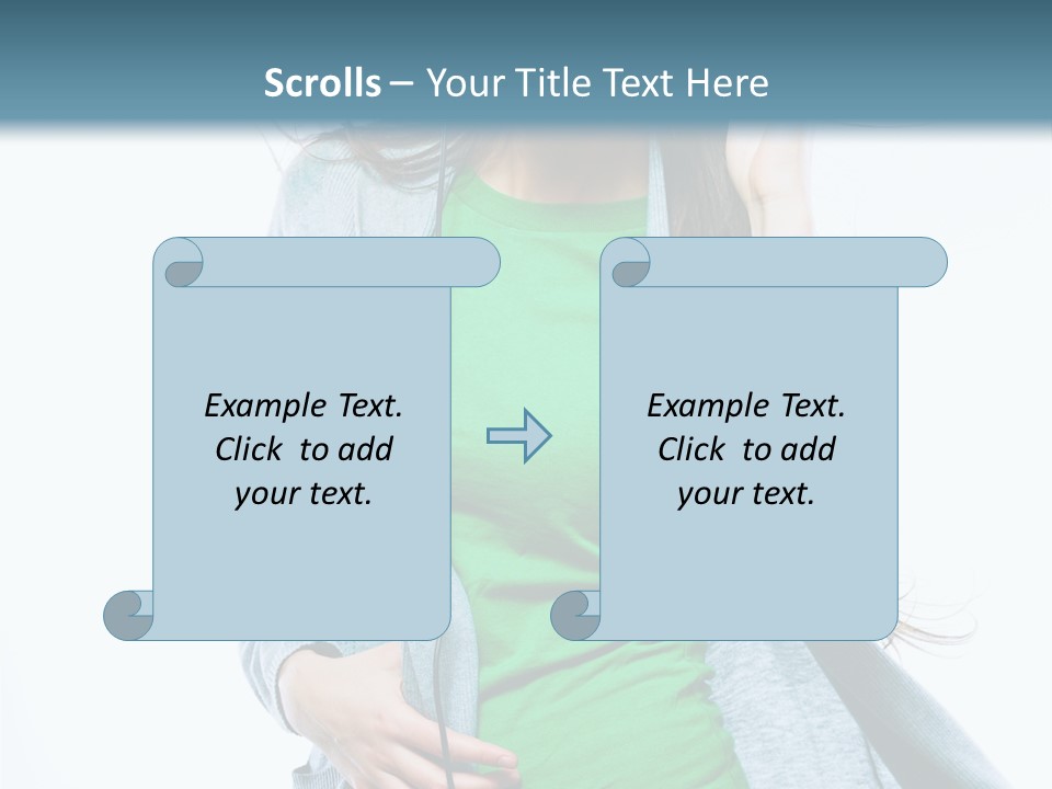 Caucasian Joyful People PowerPoint Template