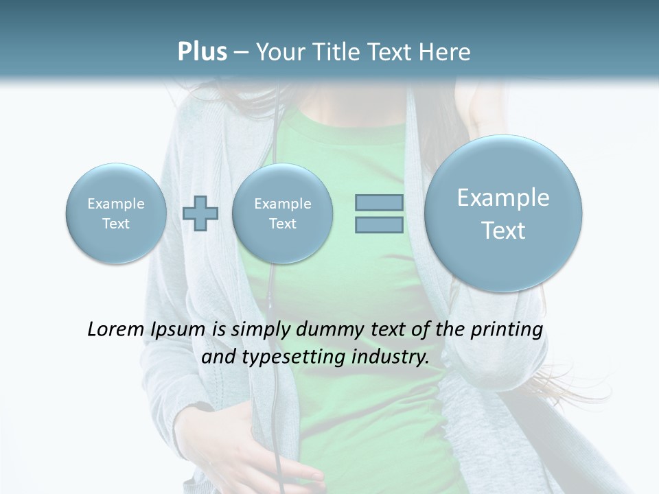 Caucasian Joyful People PowerPoint Template