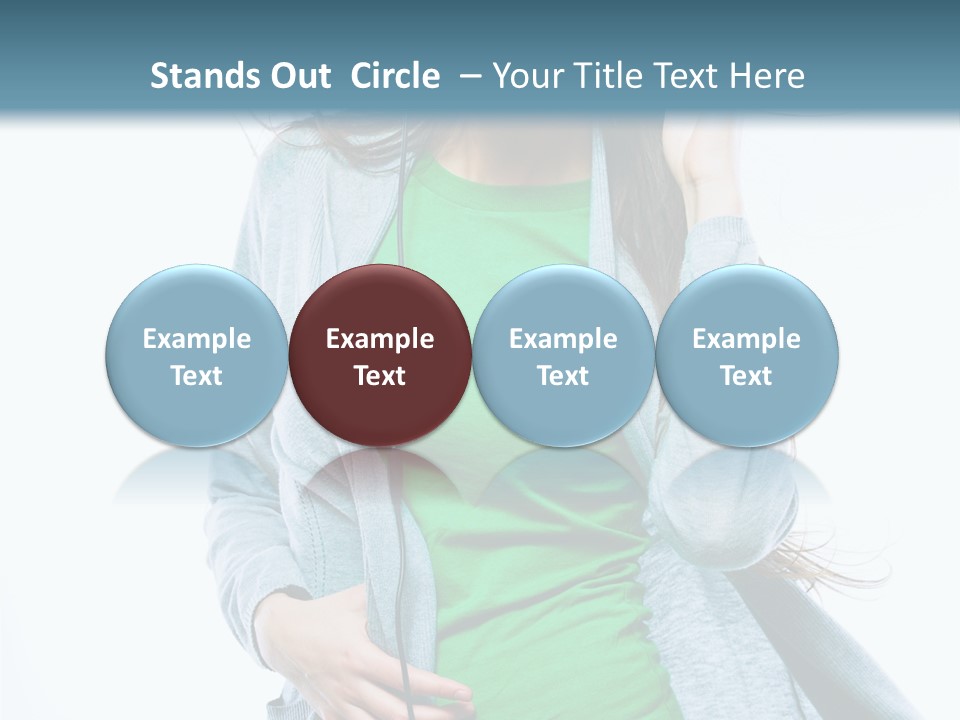 Caucasian Joyful People PowerPoint Template