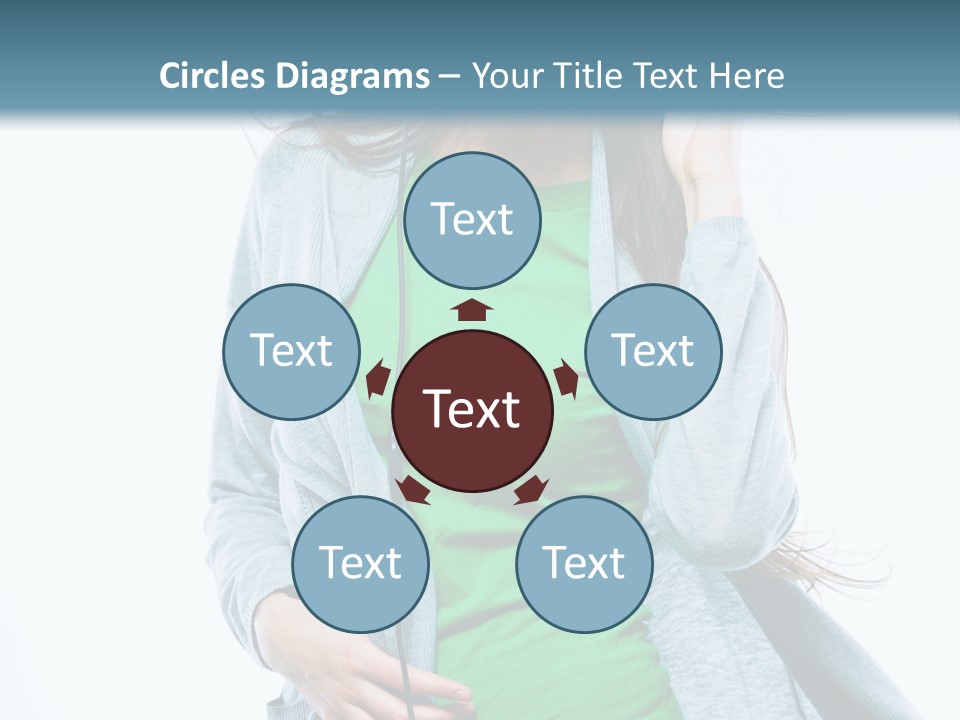 Caucasian Joyful People PowerPoint Template