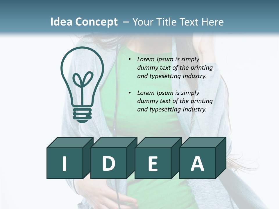 Caucasian Joyful People PowerPoint Template