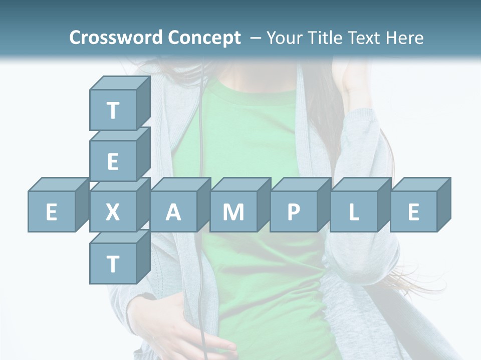 Caucasian Joyful People PowerPoint Template