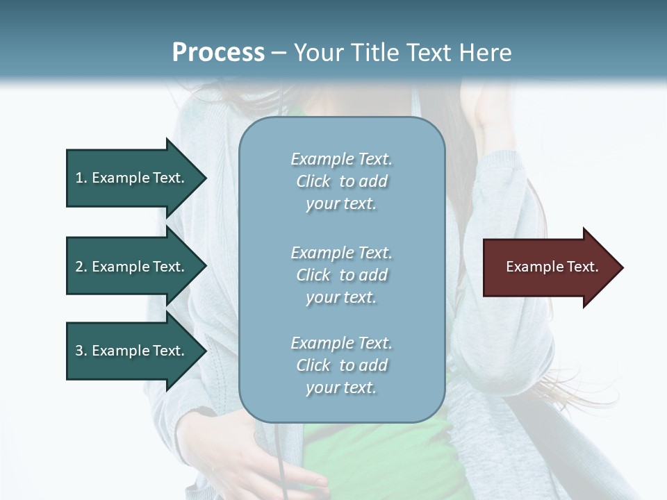 Caucasian Joyful People PowerPoint Template