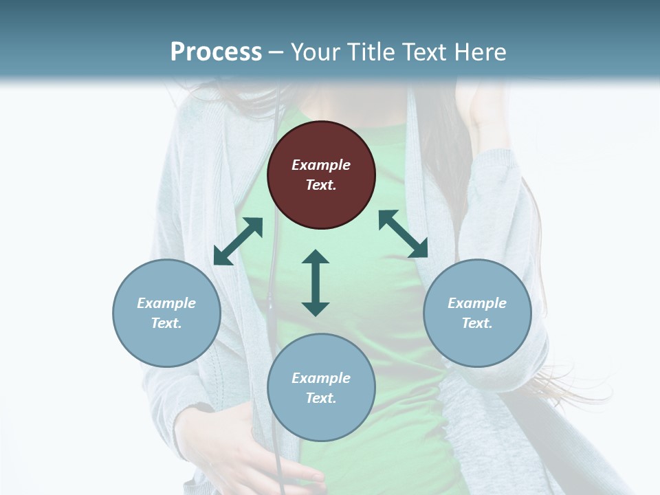 Caucasian Joyful People PowerPoint Template