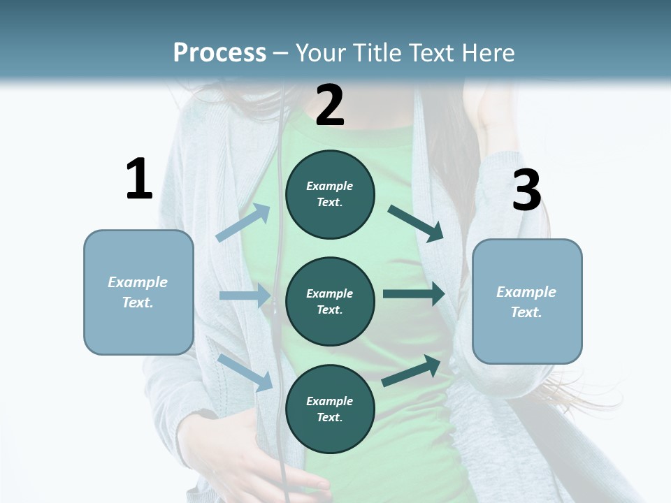 Caucasian Joyful People PowerPoint Template