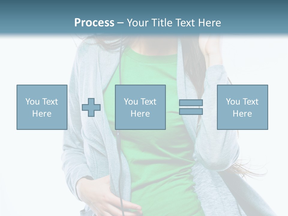 Caucasian Joyful People PowerPoint Template