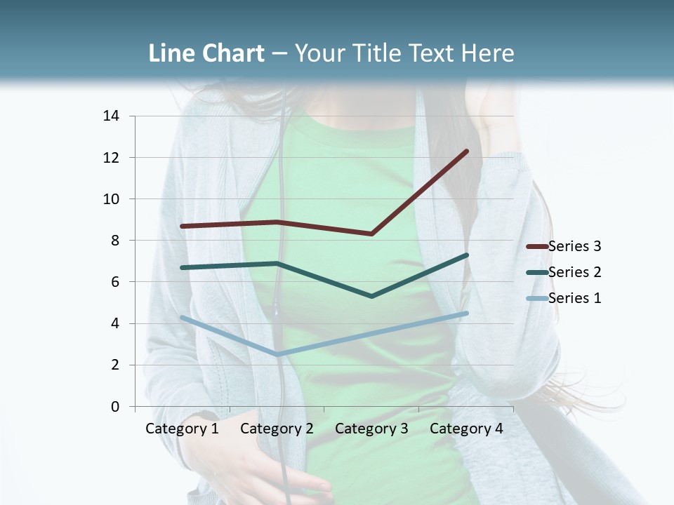 Caucasian Joyful People PowerPoint Template