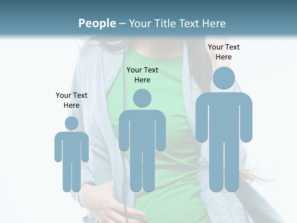 Caucasian Joyful People PowerPoint Template