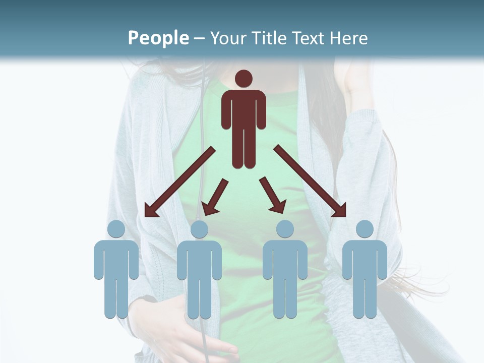 Caucasian Joyful People PowerPoint Template