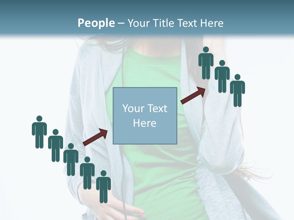 Caucasian Joyful People PowerPoint Template