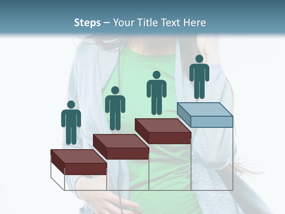 Caucasian Joyful People PowerPoint Template