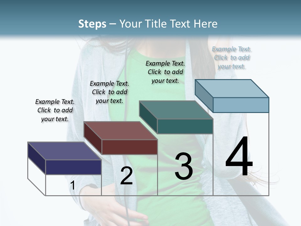 Caucasian Joyful People PowerPoint Template
