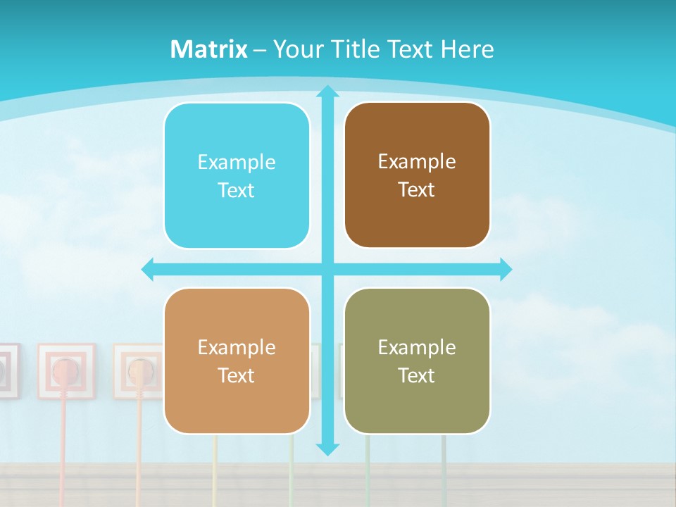 Room Background Symbol PowerPoint Template