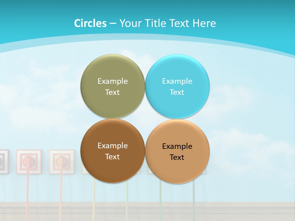 Room Background Symbol PowerPoint Template