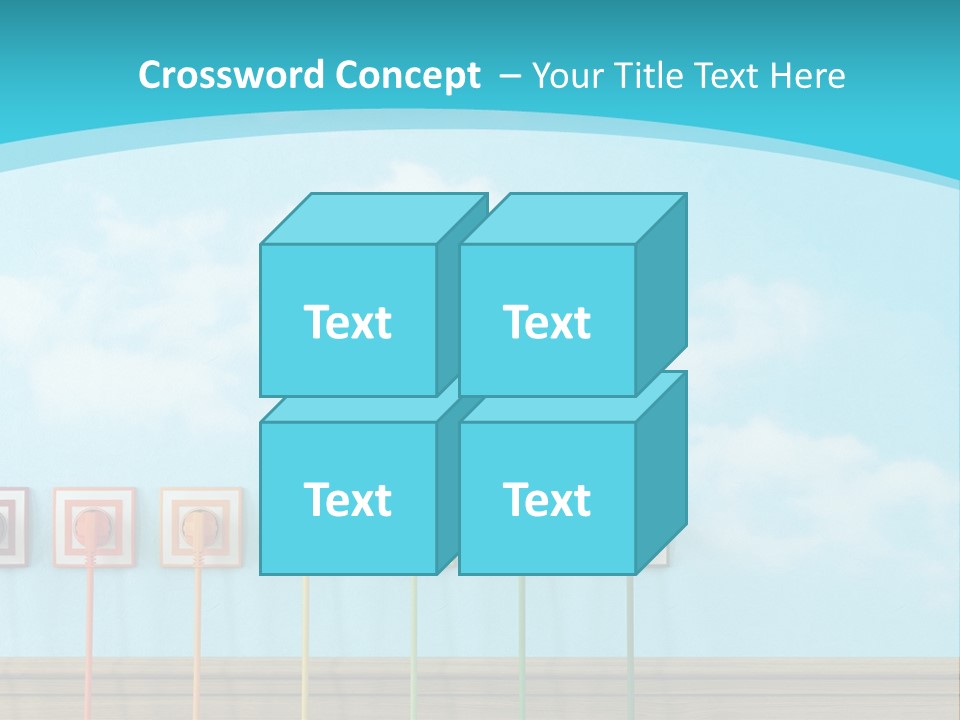 Room Background Symbol PowerPoint Template