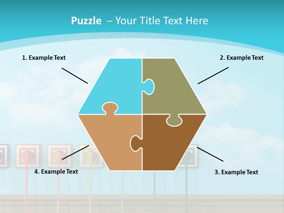 Room Background Symbol PowerPoint Template