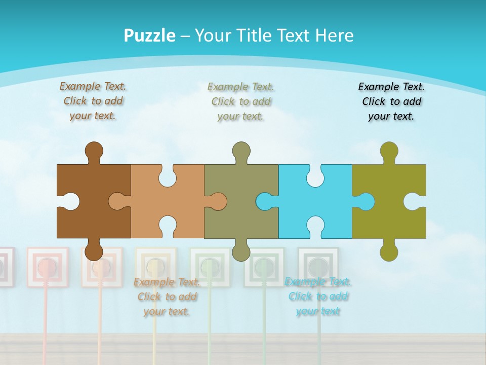 Room Background Symbol PowerPoint Template