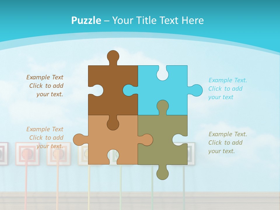 Room Background Symbol PowerPoint Template