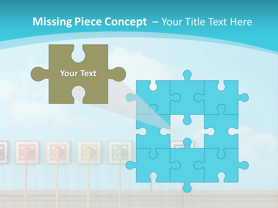 Room Background Symbol PowerPoint Template