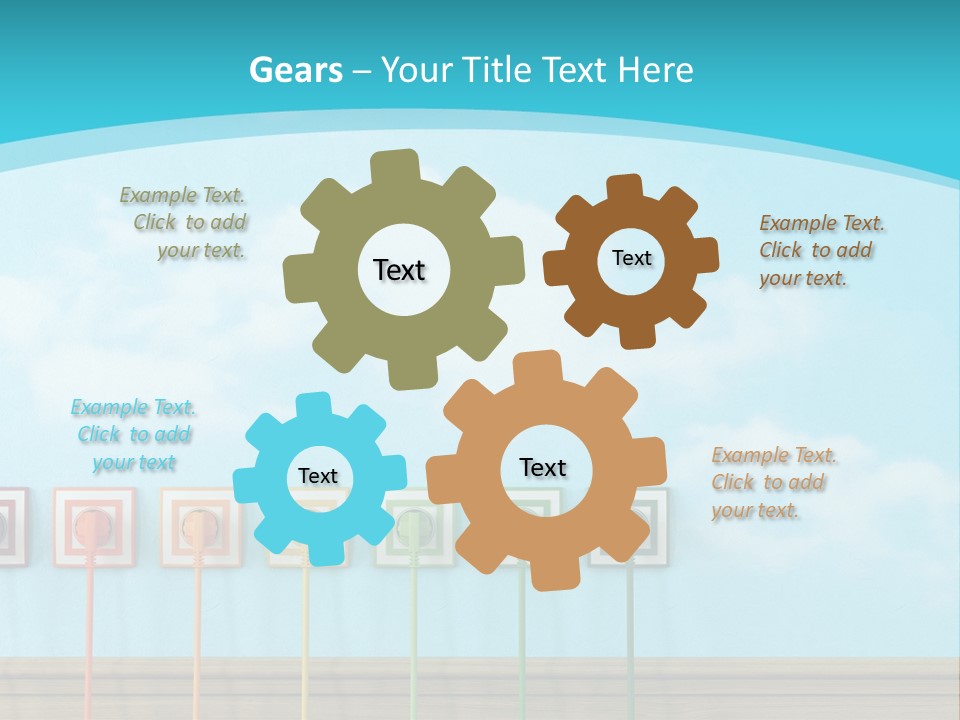 Room Background Symbol PowerPoint Template