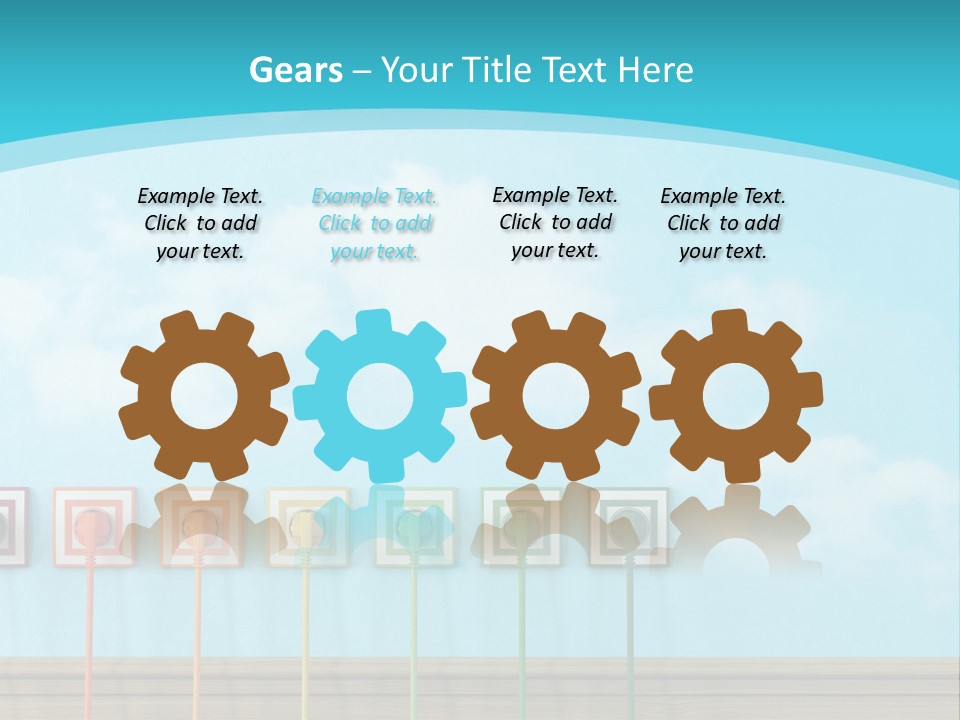 Room Background Symbol PowerPoint Template