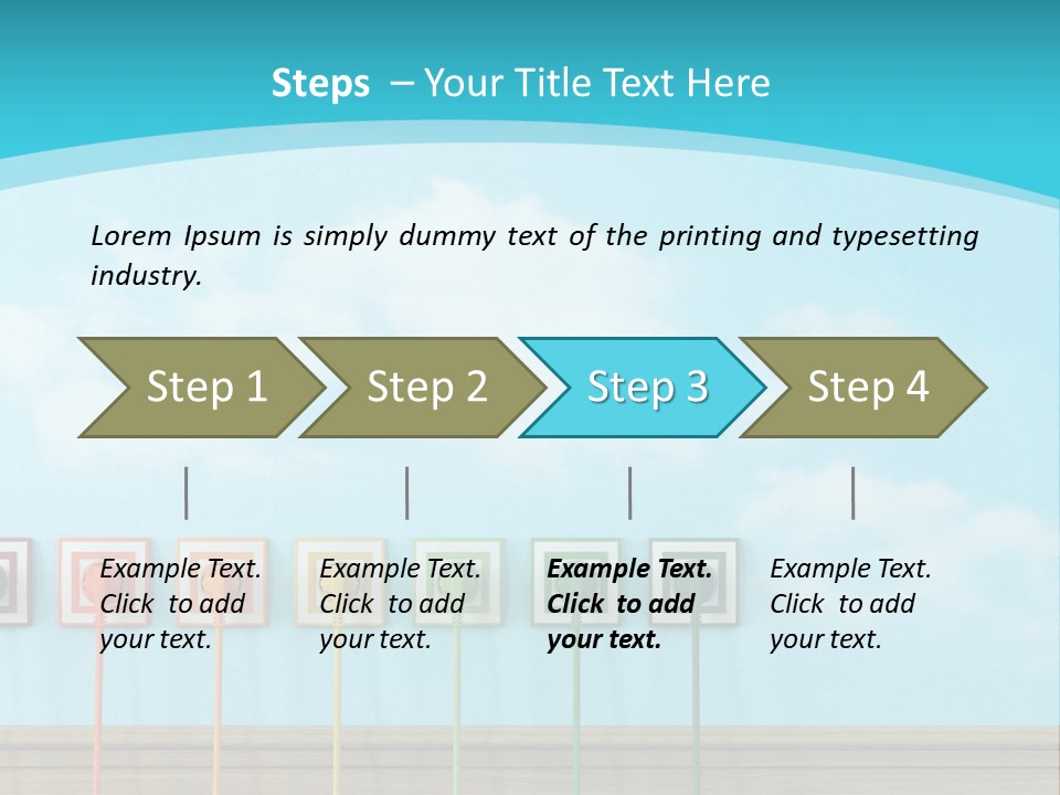 Room Background Symbol PowerPoint Template