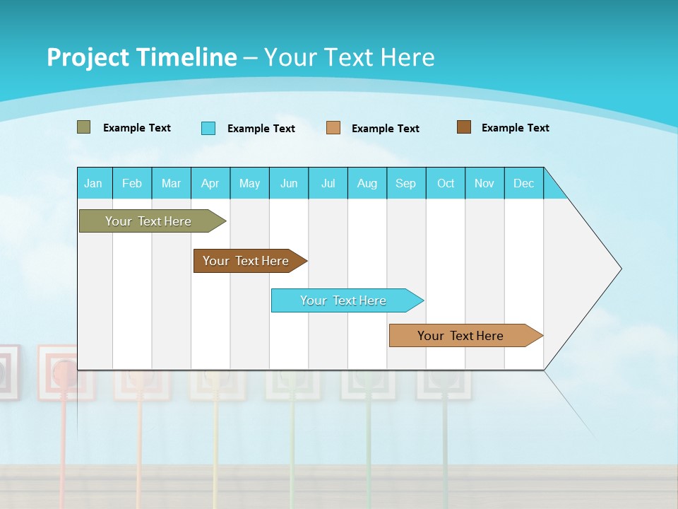 Room Background Symbol PowerPoint Template
