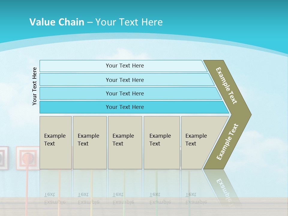 Room Background Symbol PowerPoint Template