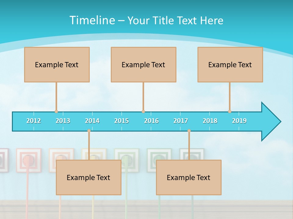Room Background Symbol PowerPoint Template