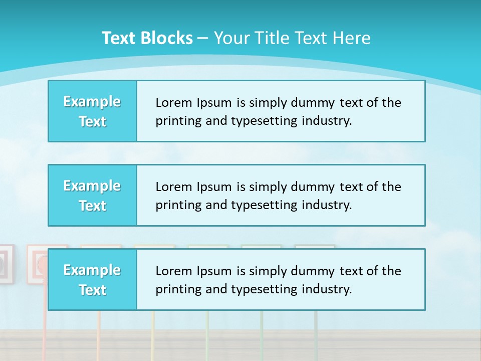Room Background Symbol PowerPoint Template